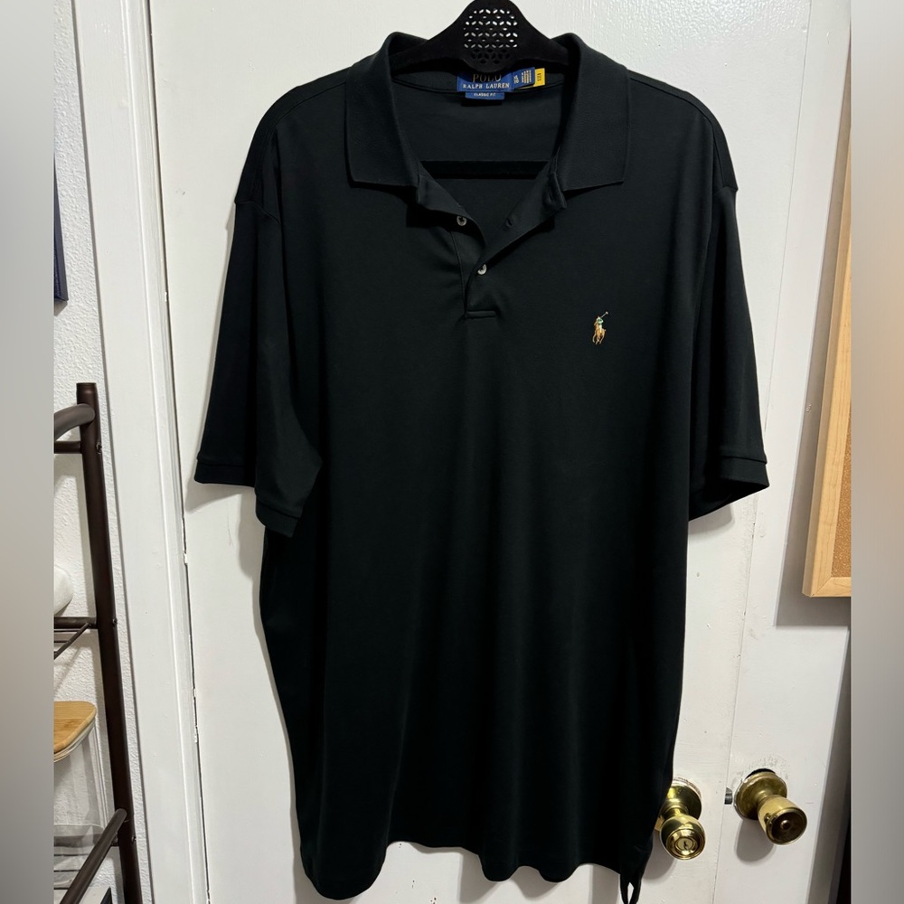 Men’s Black Polo by Ralph Lauren Shirt sz XL